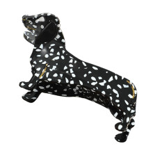 Delicate Acetate Dachshund Design Hair Clip Fashion-black spots