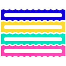 Pack of 4 Premium Acrylic Mahjong Line-4 waves color blocks
