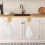 Easy Install Bowknot Stainless Steel Hook with Hardware Metal 6