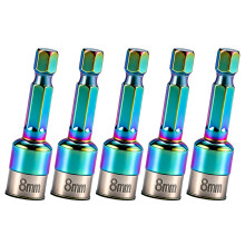 5Pcs Power Drills Converters Ratchets Socket Batches Adapters