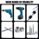 5Pcs Power Drills Converters Ratchets Socket Batches Adapters 6