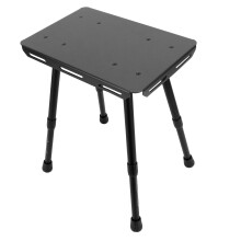Bastone da campeggio pieghevole in alluminio leggero, portata 150 kg, altezza regolabile