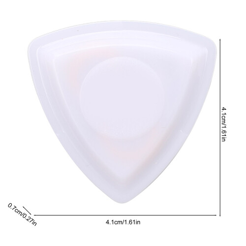 3x médiators LED de guitare 40 mAh ABS blanc vert violet 1