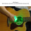3x médiators LED de guitare 40 mAh ABS blanc vert violet 6