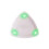 3x médiators LED de guitare 40 mAh ABS blanc vert violet 7