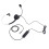 Single Ear USB-C/3.5mm Noise Cancelling Headset for PC, Laptop, Tablet, Black 14