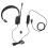 Cuffia mononucleare USB con microfono, USB-C e 3,5 mm, nero 2
