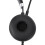 Cuffia mononucleare USB con microfono, USB-C e 3,5 mm, nero 5