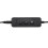 Cuffia mononucleare USB con microfono, USB-C e 3,5 mm, nero 7