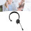 Cuffia mononucleare USB con microfono, USB-C e 3,5 mm, nero 15