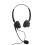 Cuffie USB da ufficio a due padiglioni per PC nere 8