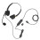Cuffie USB da ufficio a due padiglioni per PC nere 10