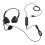 Cuffie USB da ufficio a due padiglioni per PC nere 15