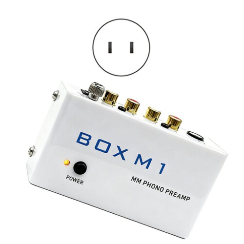 BOX M1 Preamplifier for Turntables Phono Amplifier Gramophone Turntable Amplifier US Plug 2