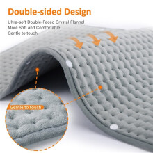 9-Speed Electric Heating Pads for Neck Shoulder Office Washable Winter Warm Blanket Timed Temperature Control US Plug