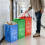Packung mit 3 waschbaren Mülleimern mit glatten Oberflächen, 2
