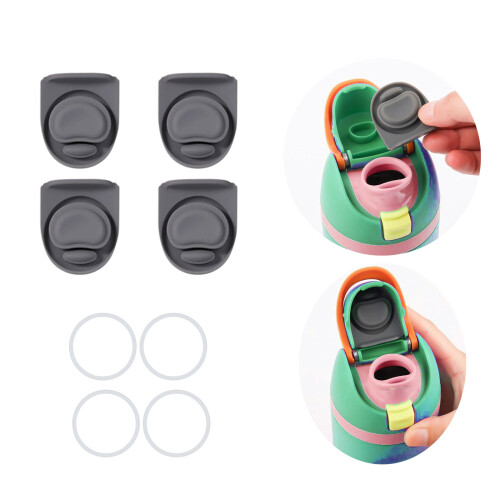 Silicone Lid Gasket Replacement For 40oz Bottles Spill-grey 1