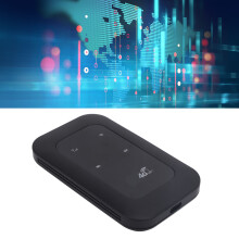 Router WiFi 4G LTE Portatile, Nero, 10 Utenti, Batteria da 2100mAh