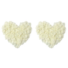 200 Pcs Silk Rose Petals Artificial Rose Flower Petal for Wedding Party Home Hotel Valentine's Day Decoration, White