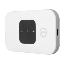Routeur WiFi 4G LTE Mobile 2100mAh, Supporte 10 Utilisateurs, Blanc
