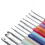 Ergonomic Crochet Hooks Set 2.5mm‑8mm Soft Grip for Beginners 10