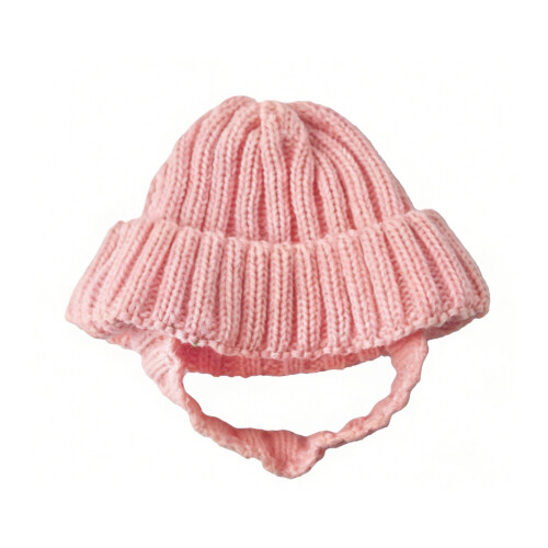 (1 Packung) Haustier-Strickmütze – weiche Mütze für-Rosa 1