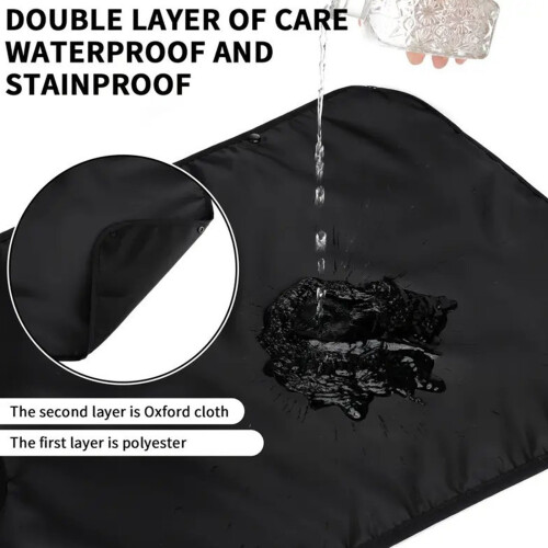Waterproof Adult Bib Polyester Eating Bib Waterproof Full 1