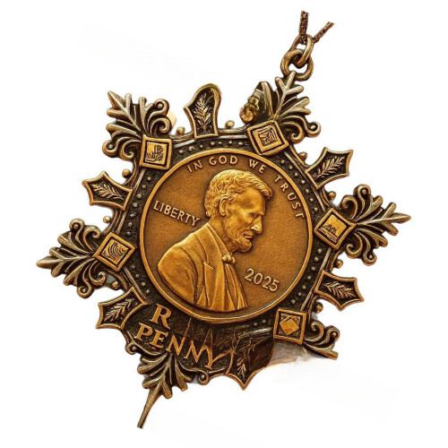 Historical US Cents Commemorative Decors,Last Pennys Tributes
