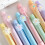 8Pcs Glittering Highlighter Marker Retractable Highlighter Pen 6