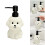 Ceramic Soap Dispenser Bathroom Press Lotion Dispenser For 3