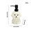 Bouteilles à pompe rechargeables en forme de chiot, conteneur de 4