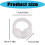 Furry Ear Warmer Snowboarding Fleecy Ear Muffs-White Foldable 4