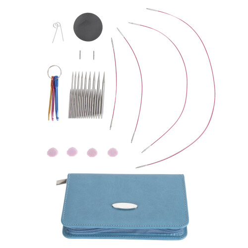 2.2-4.5mm Stainless Steel Interchangeable Circular Knitting Needle Set 2