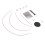 2.2-4.5mm Stainless Steel Interchangeable Circular Knitting Needle Set 12