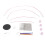 2.2-4.5mm Stainless Steel Interchangeable Circular Knitting Needle Set 15