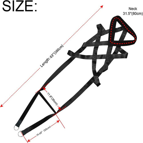 Dog Harness Sled Adjustable Heavy Duty Belt Comfortable for Dog 2