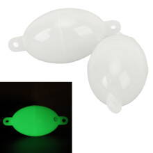 2 pezzi galleggiante notturno per pesca ABS luminoso leggero portatile accessorio