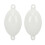 2pcs Night Fishing Float ABS Luminous Lightweight Portable Accessories 2