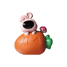 Cute Plastic Piggy Bank for Kids, 16.5x11.5cm