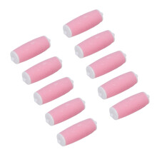 10 piezas de rodillo de recambio para Pedi Micro Abrasive Rosa