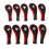Neopren Golf Schläger Cover 10er Pack rot 18