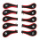 10er Pack Golf Kopfschoner rot Neopren 9