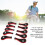 Golf Schläger Cover Set 10x rot Neopren 1