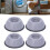 10cm Grey Washing Machine Feet Pads x4 1