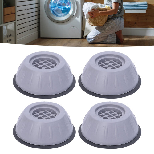 10cm Grey Washing Machine Feet Pads x4