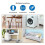 10cm Washing Machine Feet Pads Grey 4 Piece 1