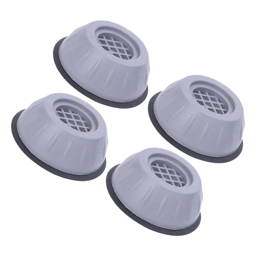 Grey 10cm Washing Machine Feet Pads Shock Absorb 2