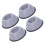 10cm Grey Washing Machine Feet Pads x4 7