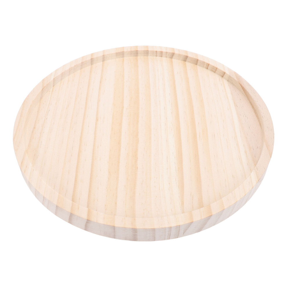 Foldable Wooden Sofa Arm Tray Clip, 25cm Diameter, Non-Slip
