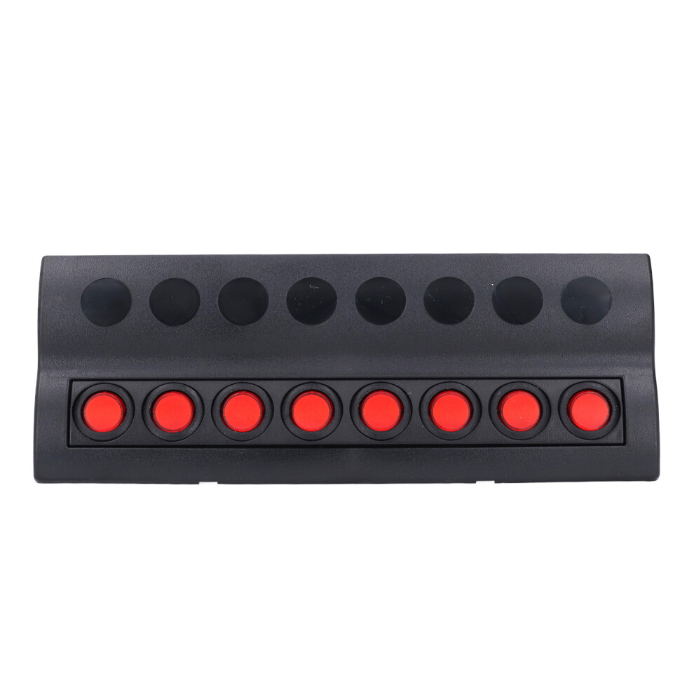 Dc12v 8-Gang Marine Switch Panel Waterproof Abs 235X90mm 5041385520504